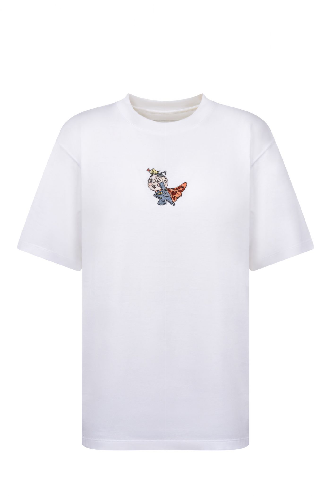 UNISEX REGULAR FIT T-SHIRT WITH SUPERMAN BABY EMBROIDERY
