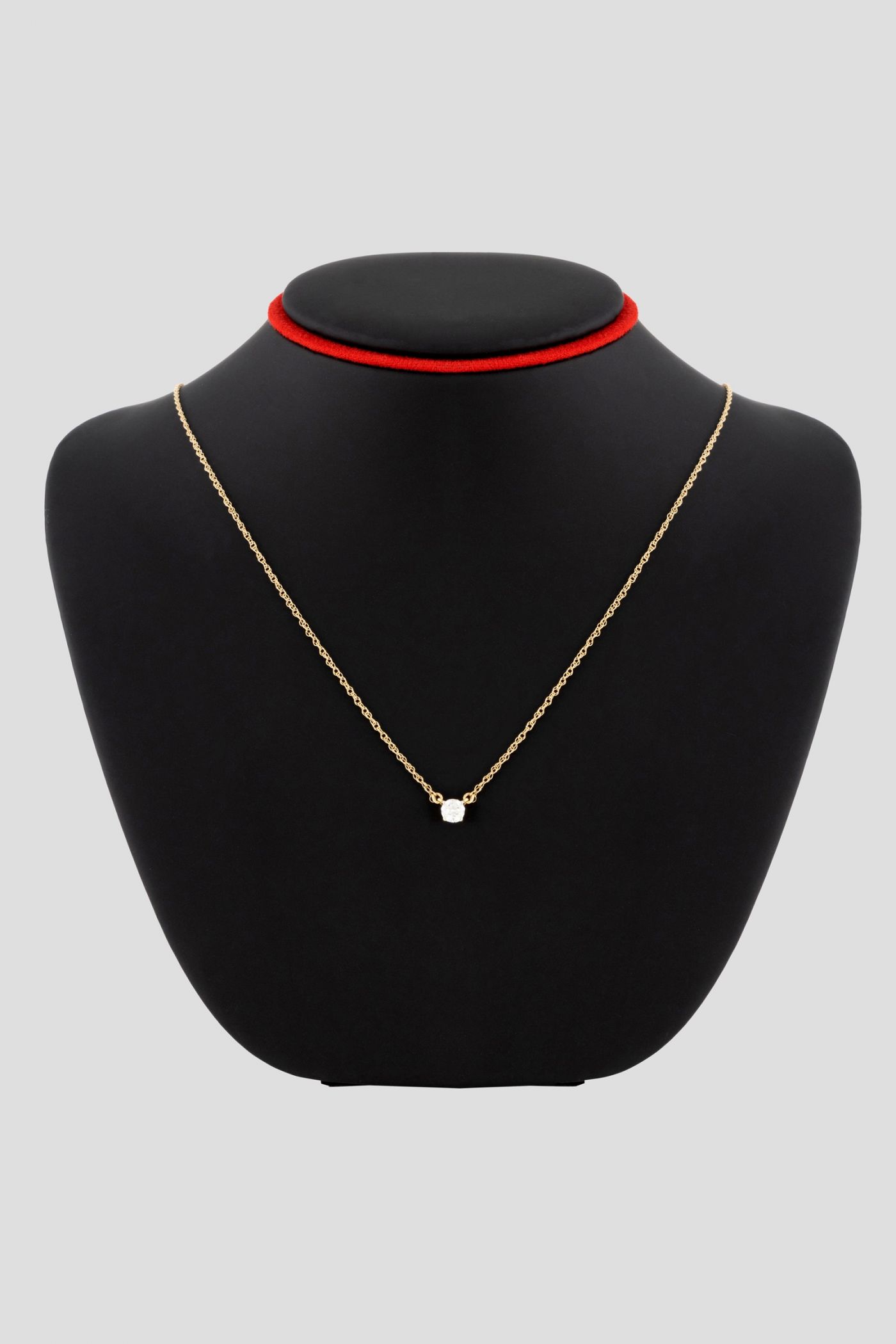 0,31ct Pendente Con Diamante Oro Giallo