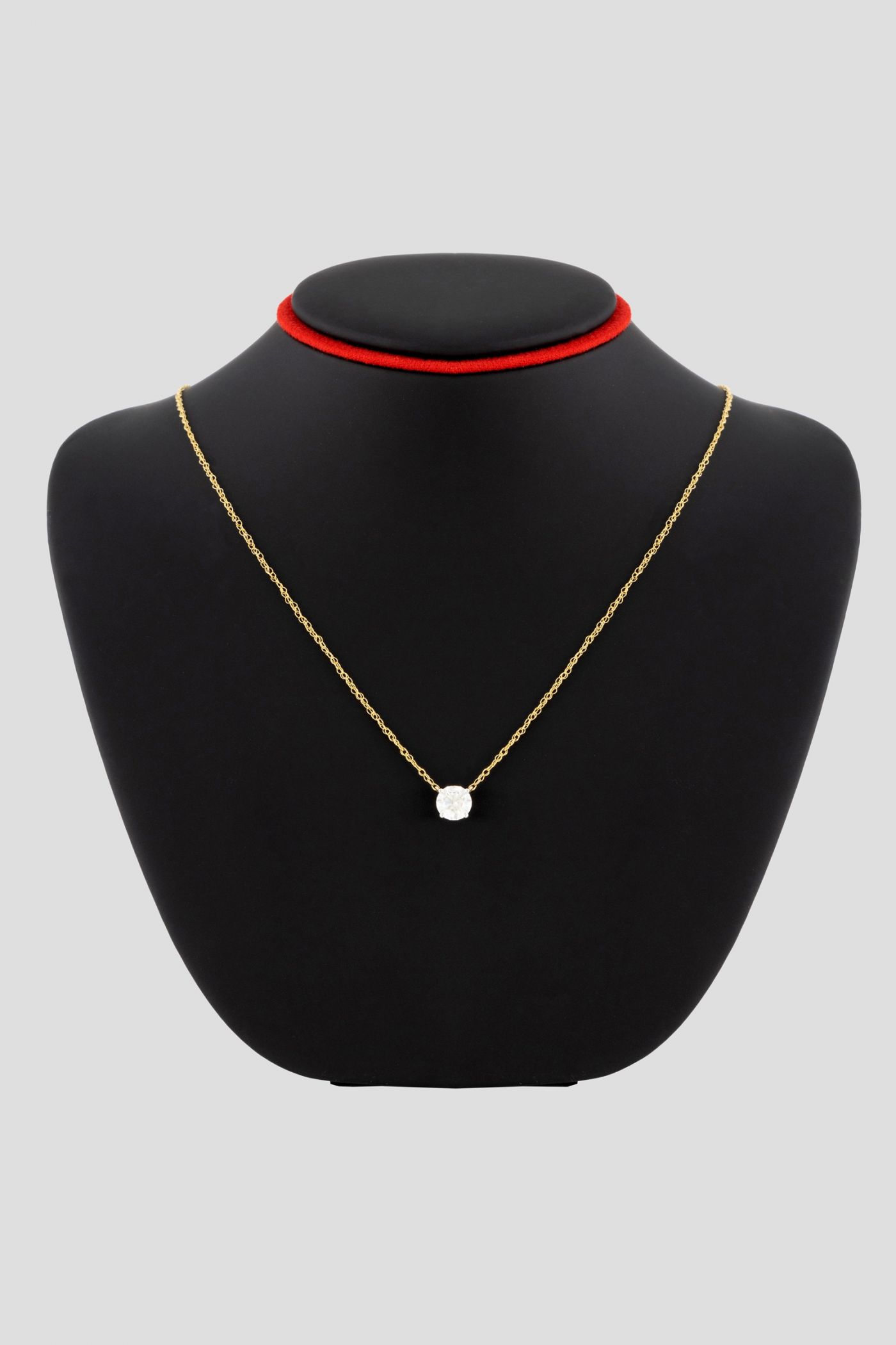 1.13ct Pendente Con Diamante Oro Giallo