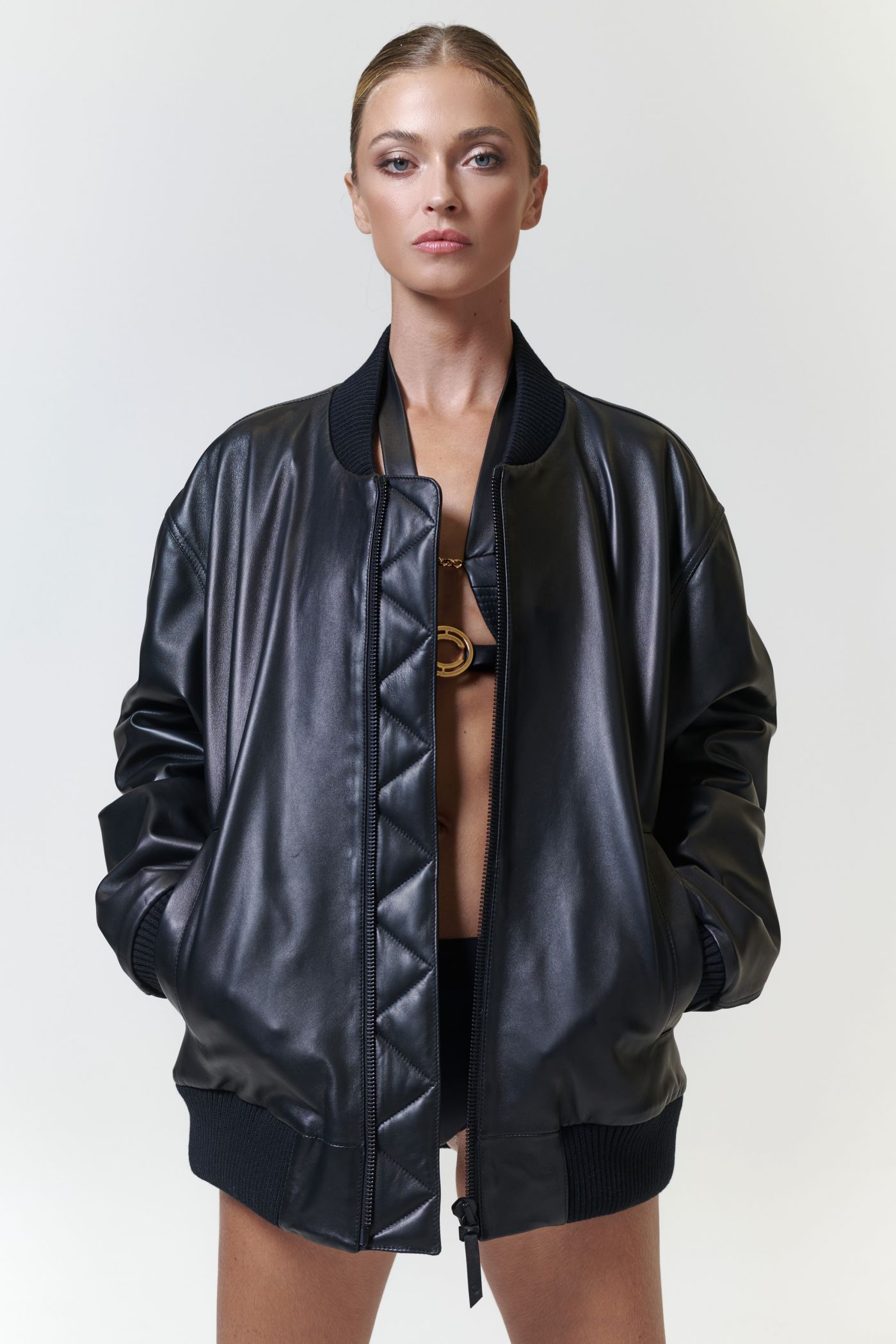 Bomber In Pelle