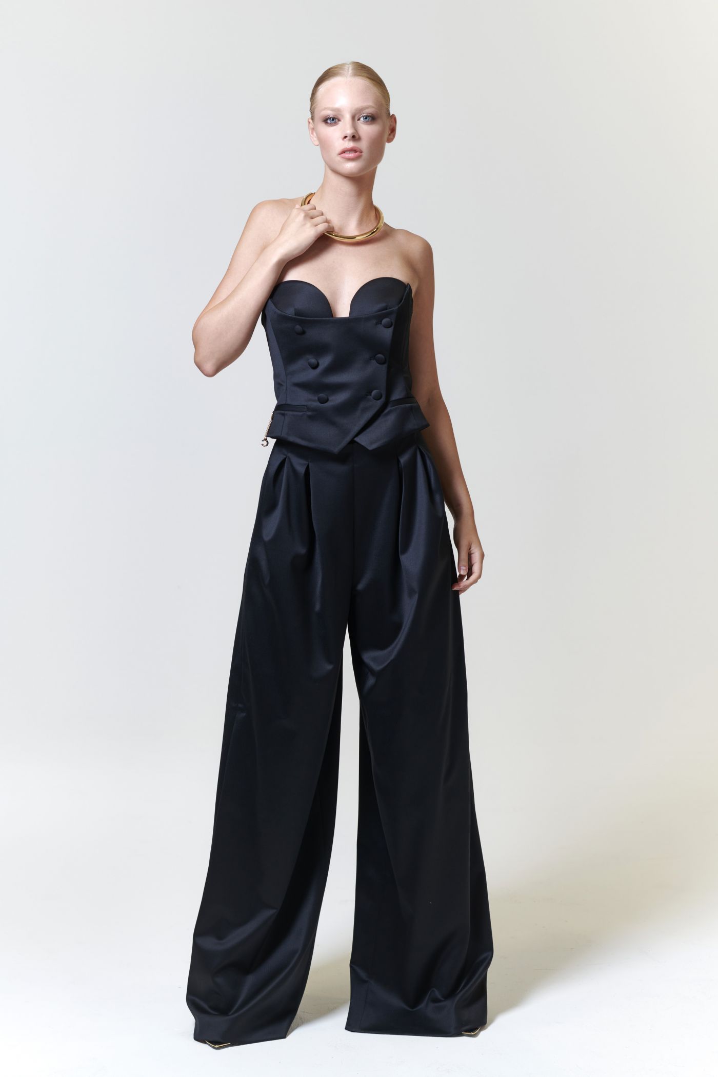 Tailored Corseted Jumpsuit