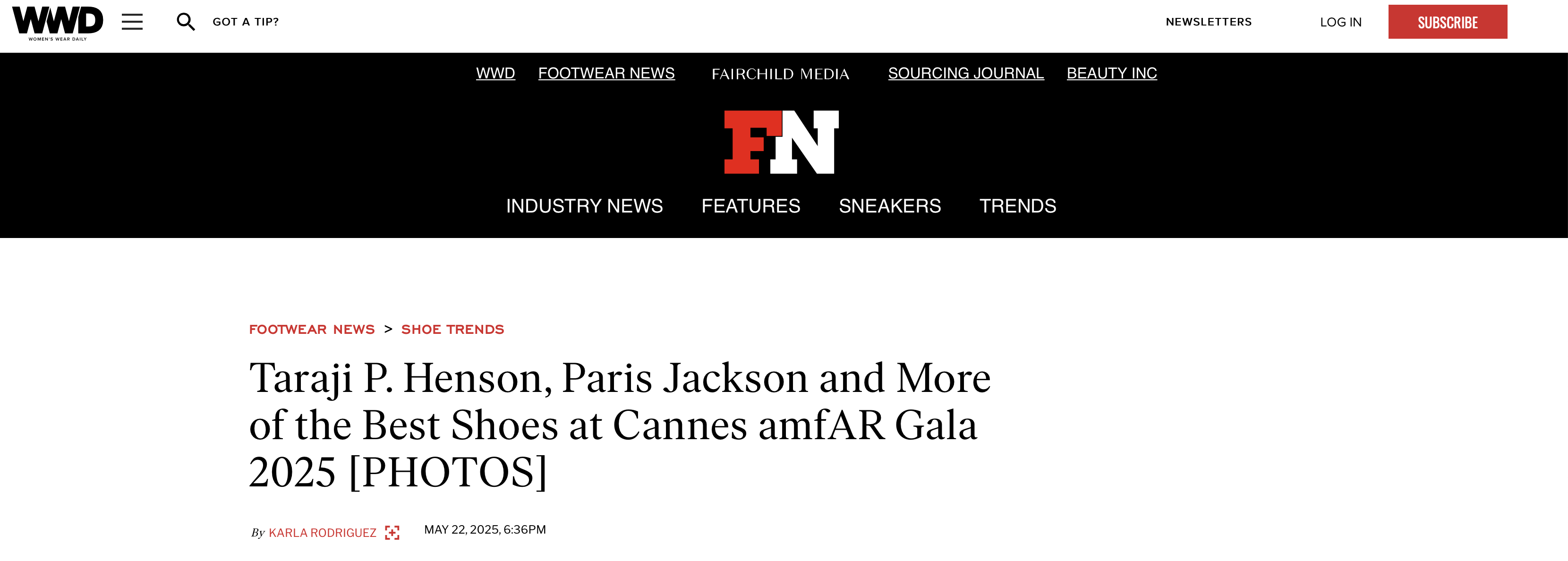 Best Shoes at Cannes amfAR Gala 2025